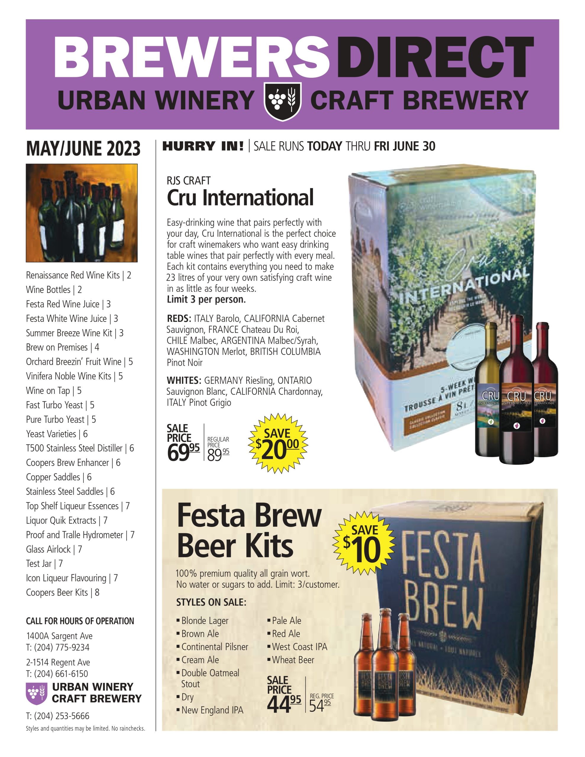 May-June 2023 Newsletter Brewers Direct