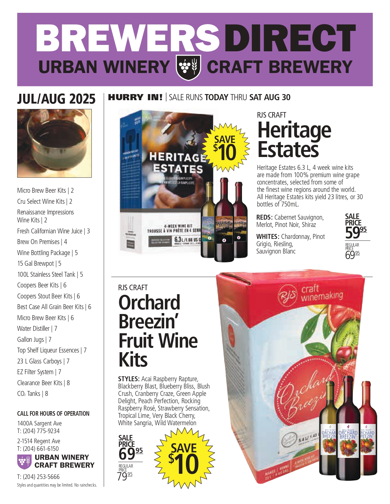 July Aug 2025 Newsletter Brewers Direct