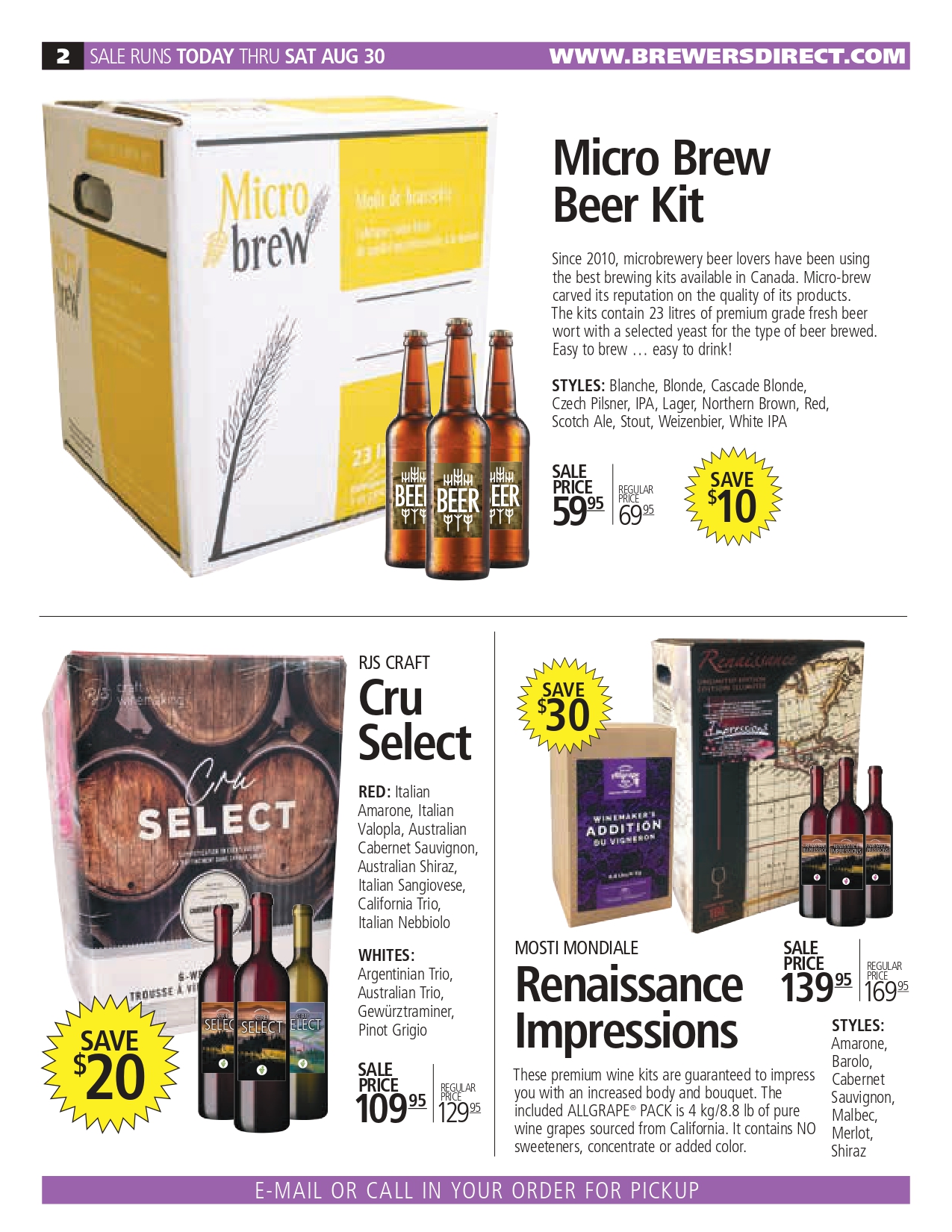 July Aug 2025 Newsletter Brewers Direct