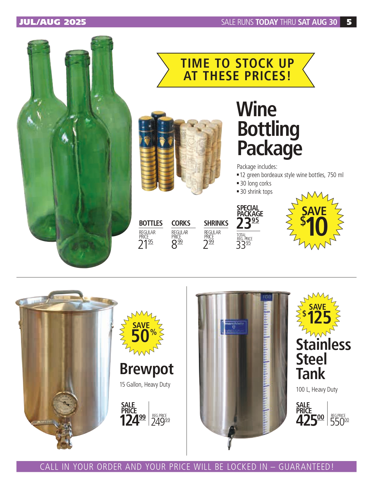 July Aug 2025 Newsletter Brewers Direct