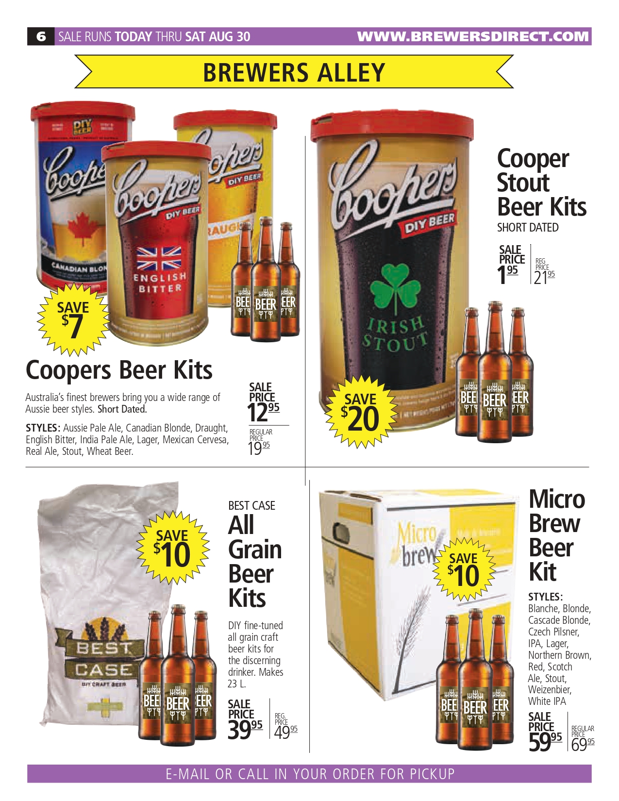 July Aug 2025 Newsletter Brewers Direct