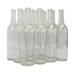 Wine bottles clear