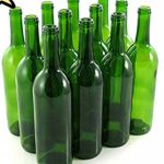 Wine bottles green